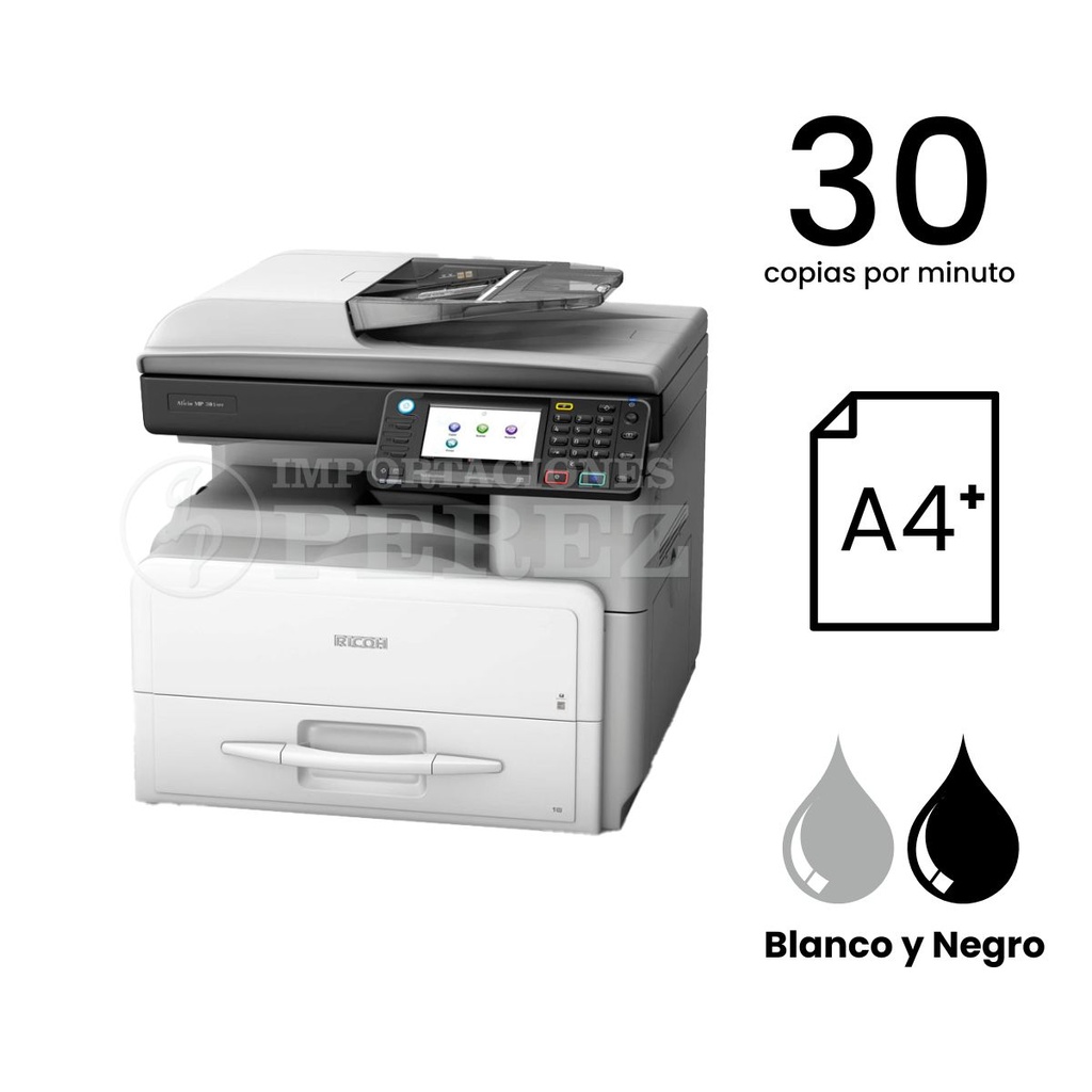 Fotocopiadora Ricoh MP 301 (solo equipo)