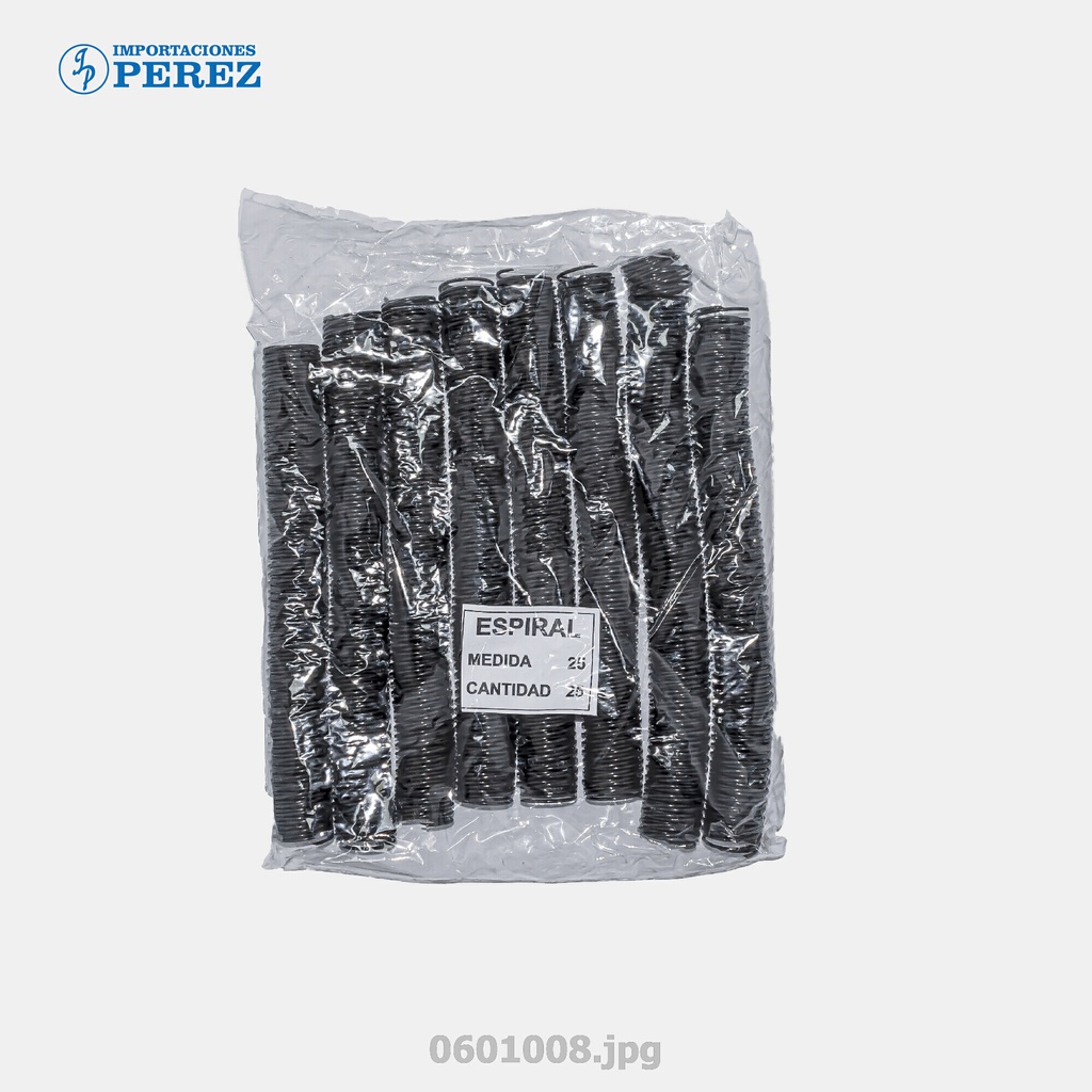 Espiral 25 (x25 unds) Capacidad 160 Hojas [Nacional]