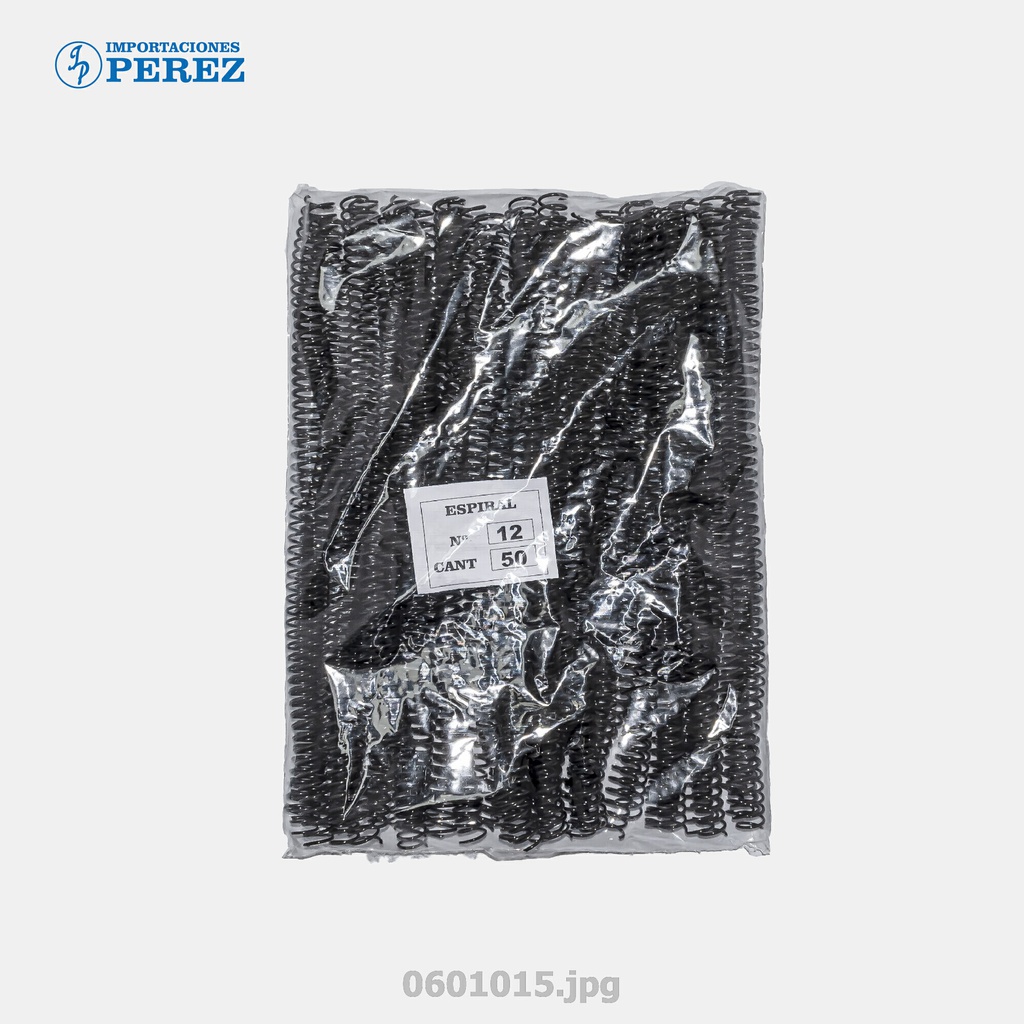 Espiral 12 (x50unds) Capacidad 70 Hojas [Nacional]