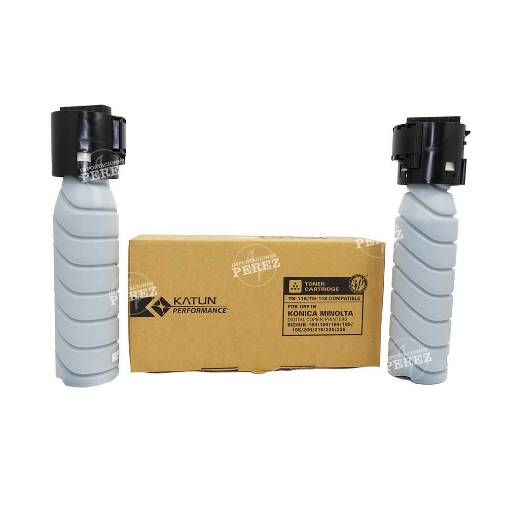 Toner Cartucho Konica Minolta [Katun Performance] (Kitx02) (282g) Tn116/Tn117/Tn118/Tn119 