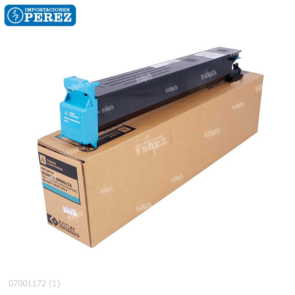 Toner Cartucho Cyan Konica Minolta [Katun Performance] (364g) (TN214C/TN213C/TN314C) 