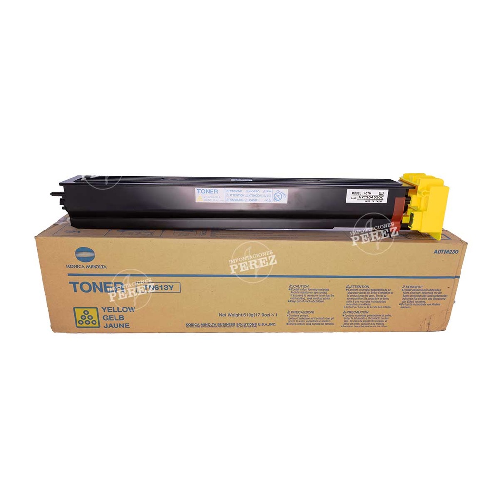 Toner Cartucho Yellow Konica Minolta [Konica Minolta] (510g) (Tn613Y) 