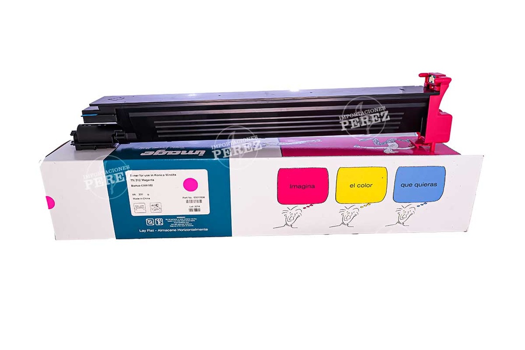 Toner Cartucho Magenta Konica Minolta [Image] (300g) (Tn312M) 