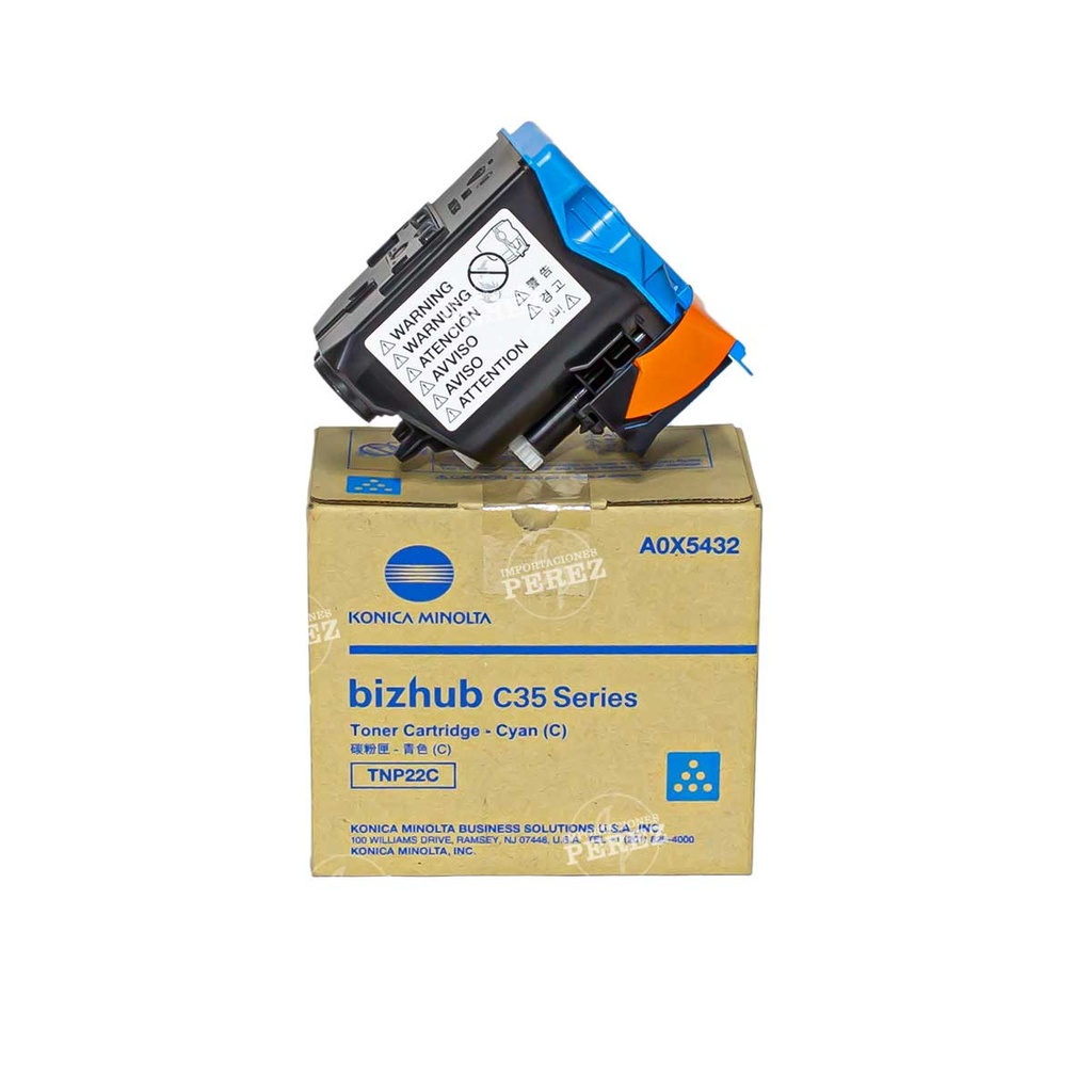 Toner Cartucho Cyan Konica Minolta [Konica Minolta] 110v (150g) (TNP22C) 