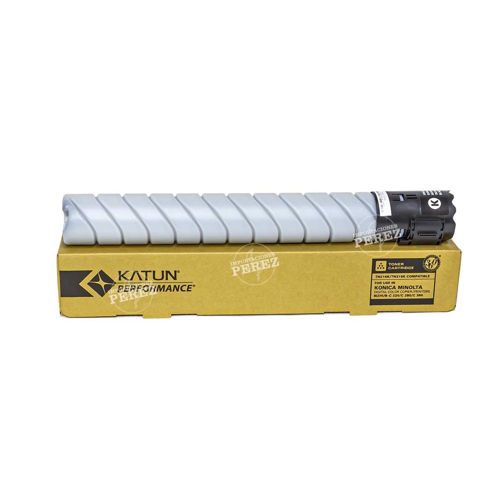 Toner Cartucho Black Konica Minolta [Katun Performance] (524g) (Tn216K/319K) 