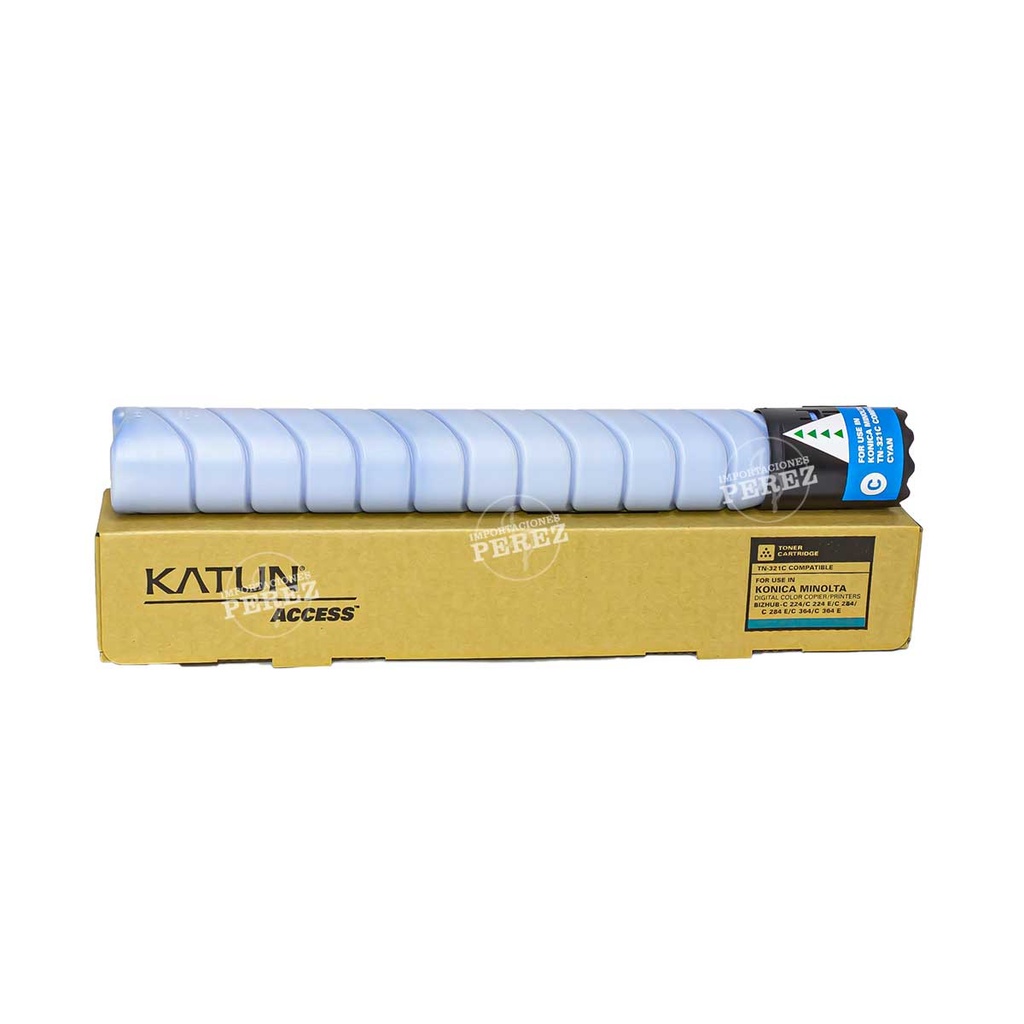 Toner Cartucho Cyan Konica Minolta TN321C/TN220C 514g [Katun Access]