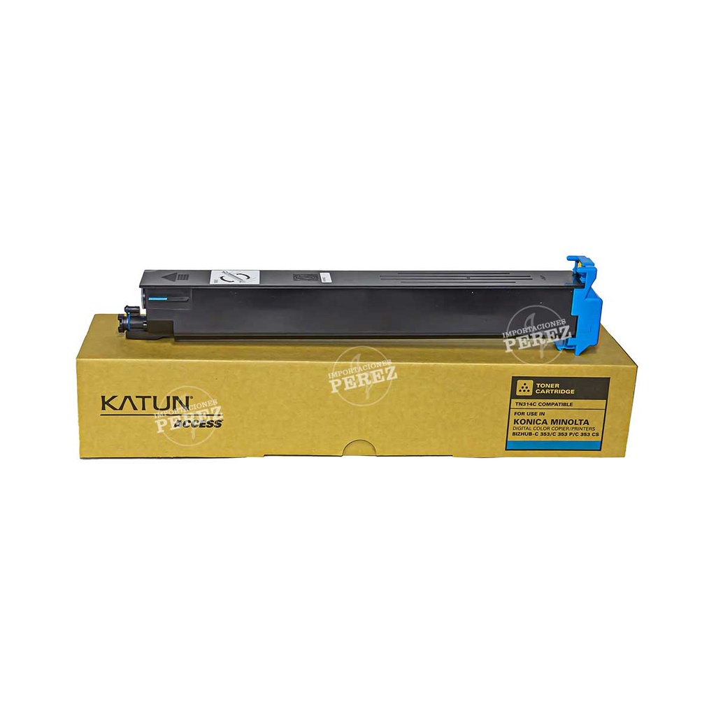 Toner Cartucho Cyan Konica Minolta [Access Katun] (364g) (Tn314C) 