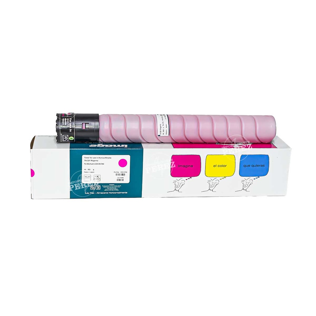 Toner Cartucho Magenta Konica Minolta TN321M/TN220M 514g [Image]