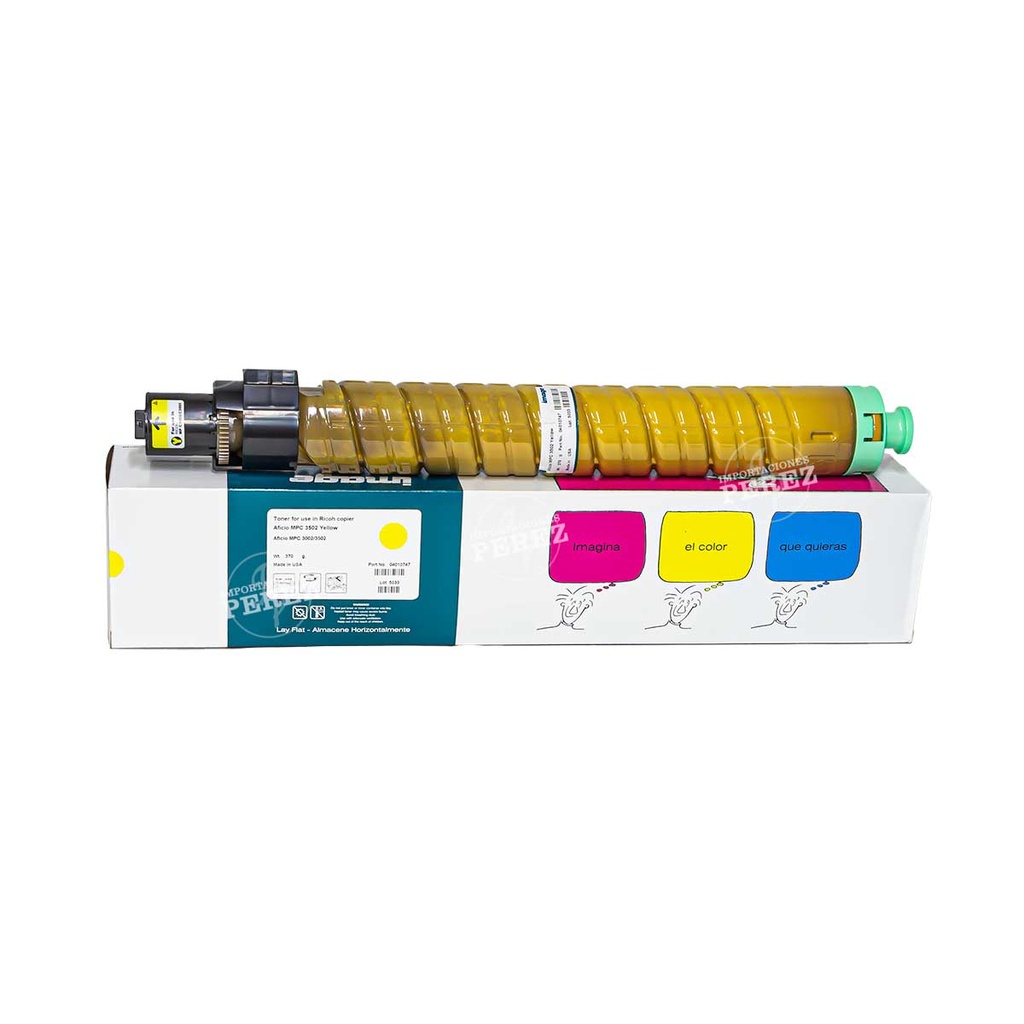 Toner Cartucho Yellow Ricoh [Image]  (370g) 