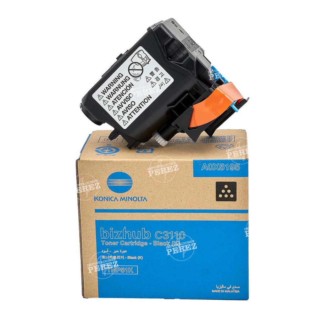 Toner Cartucho Black Konica Minolta [Konica Minolta]  220v (TNP51K) 