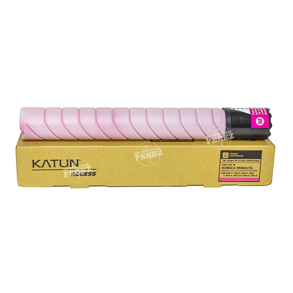 Toner Cartucho Magenta TN512M/TN324M 514g Konica Minolta [Access Katun]