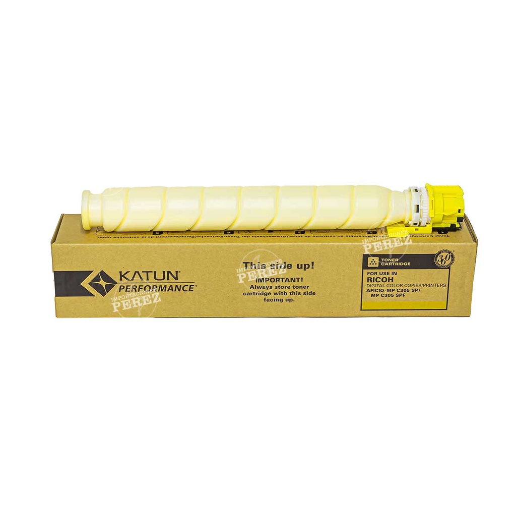 Toner Cartucho Yellow Ricoh [Katun Performance]  (83g) (MpC305SP) 