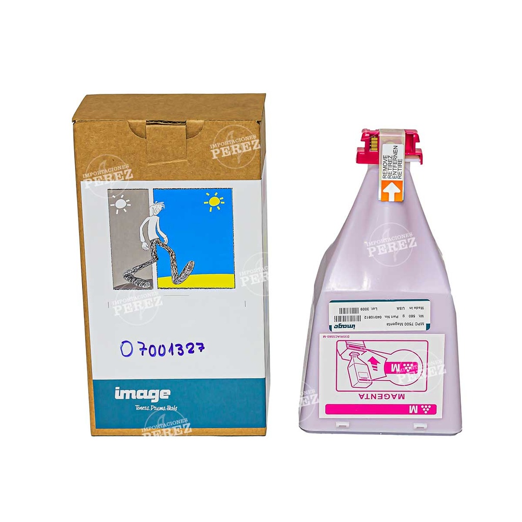 Toner Cartucho Magenta Ricoh [Image]  (560g) (MPC7500A) 