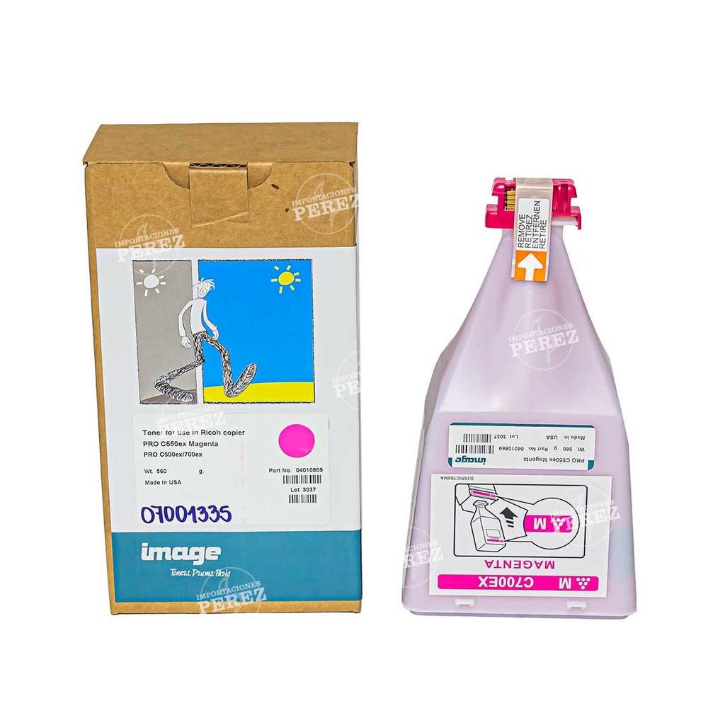 Toner Cartucho Magenta Ricoh [Image]  560g 
