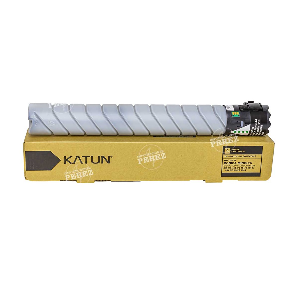 Toner Cartucho Black Konica Minolta [Katun Business Color]  (544g) TN512K/TN513/TN324K 