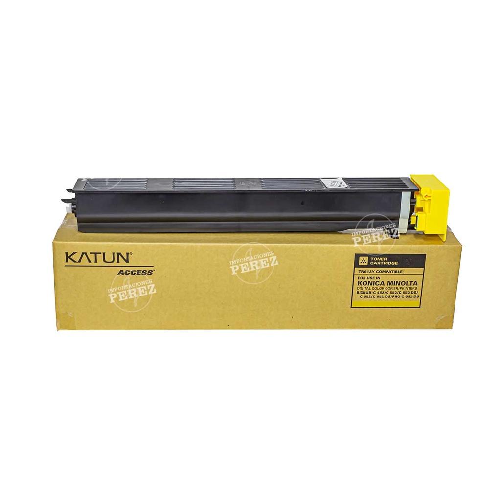 Toner Cartucho Yellow Konica Minolta [Access Katun]  (510g) (Tn613Y) 