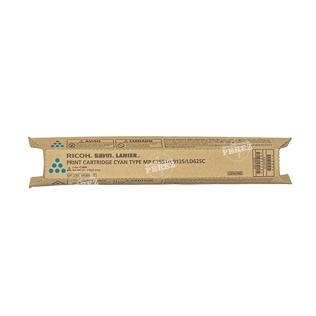 Toner Cartucho Cyan Ricoh [Original Ricoh]  (210g) 