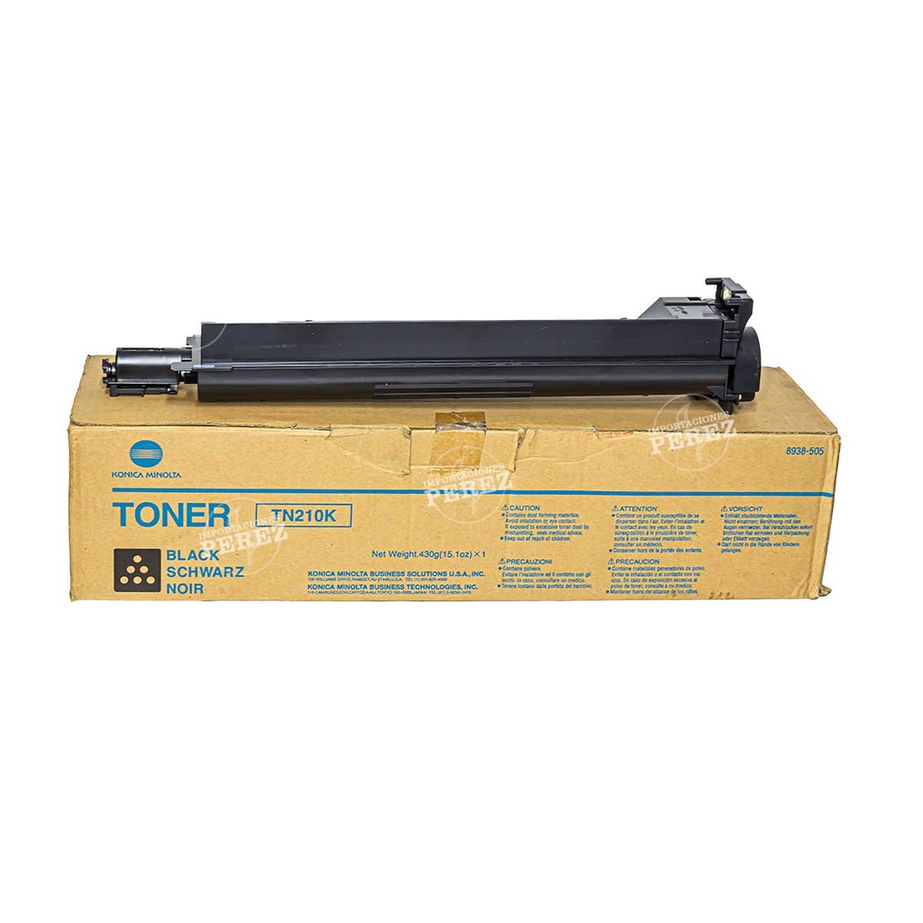 Toner Cartucho Black Konica Minolta [Konica Minolta]  (430g) (TN210K) 