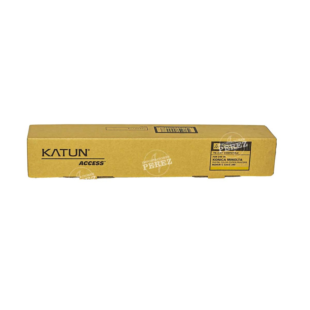 Toner Cartucho Yellow Konica Minolta [Access Katun] (437g) (Tn216Y/319Y) 