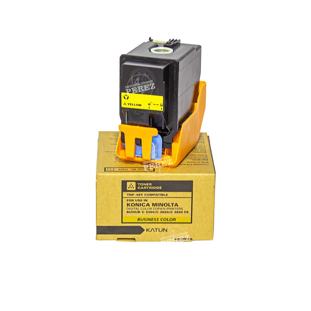 Toner Cartucho Yellow Konica Minolta [Katun Business Color] (215g) (Tnp48Y) 
