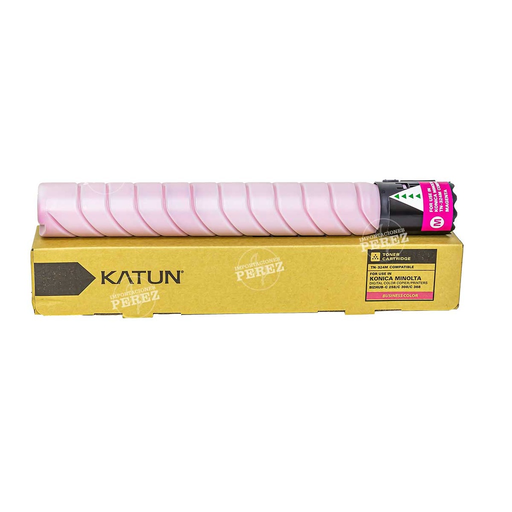 Toner Cartucho Magenta Konica Minolta [Katun Business Color] (549g) (Tn324M)