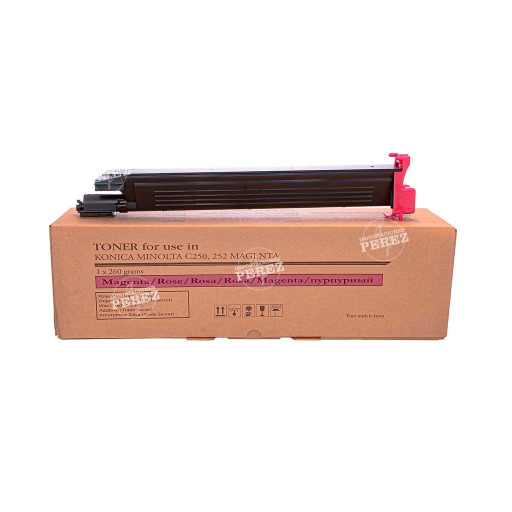 Toner Cartucho Magenta Konica Minolta [Premium] (260g) (Tn210M) 