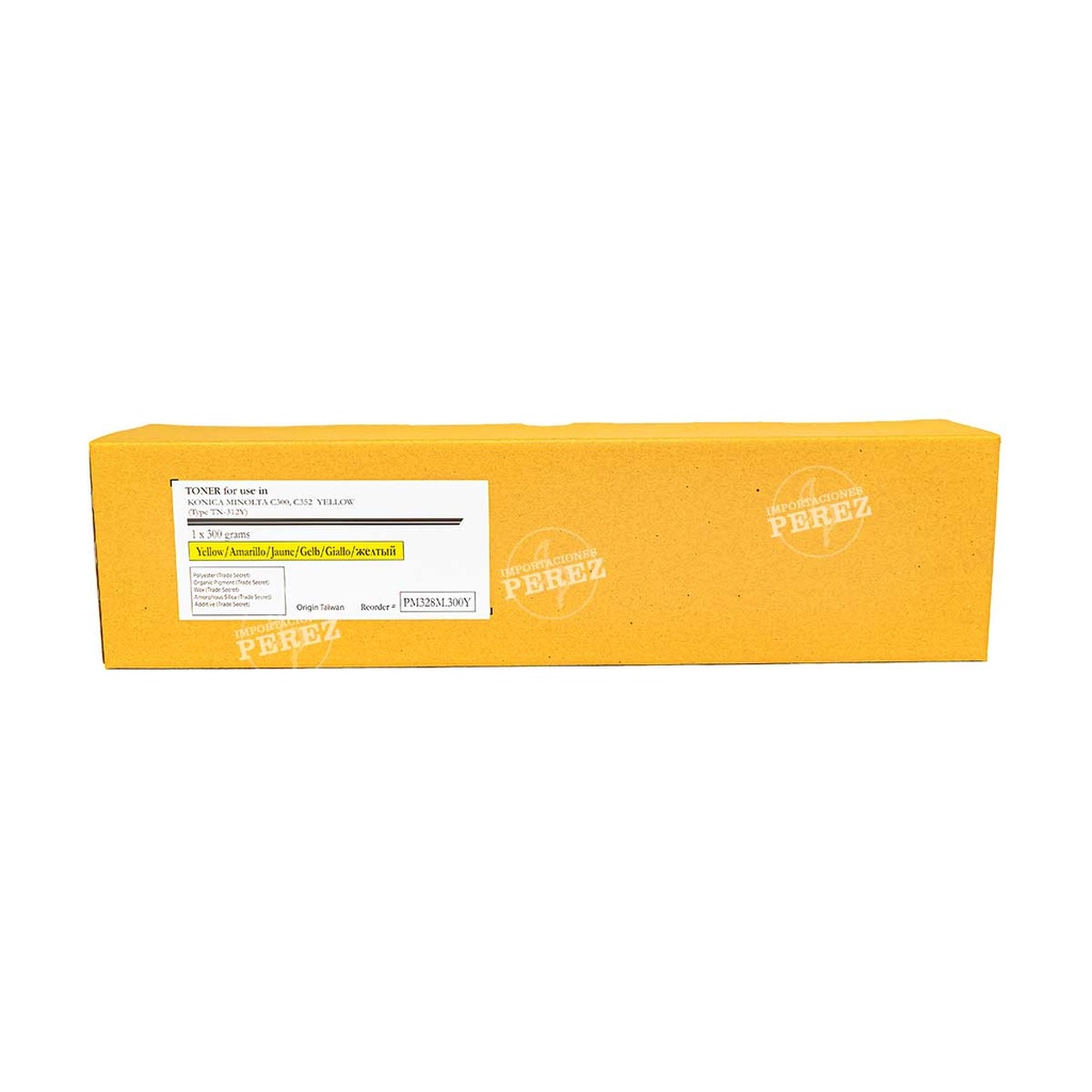 Toner Cartucho Yellow Konica Minolta [Premium] TN312Y 300g 