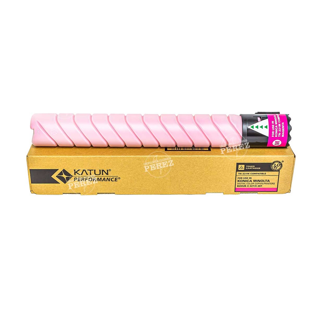 Toner Cartucho Magenta Konica Minolta [Katun Performance] TN221M 509g 