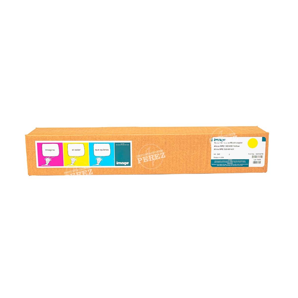 Toner Cartucho Yellow Ricoh [Image] (240g) 