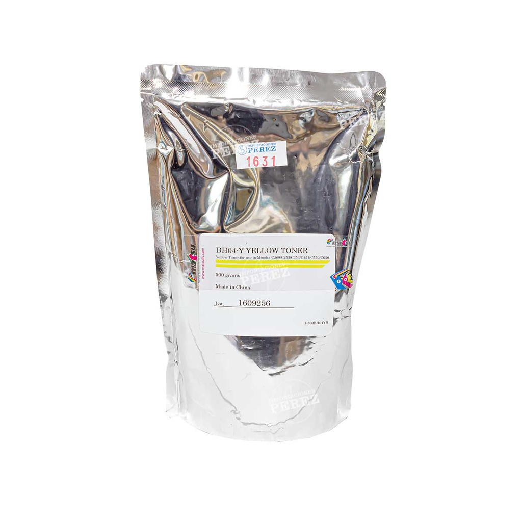 Toner Recarga Yellow Konica Minolta [Matsu] Bolsa 500g 