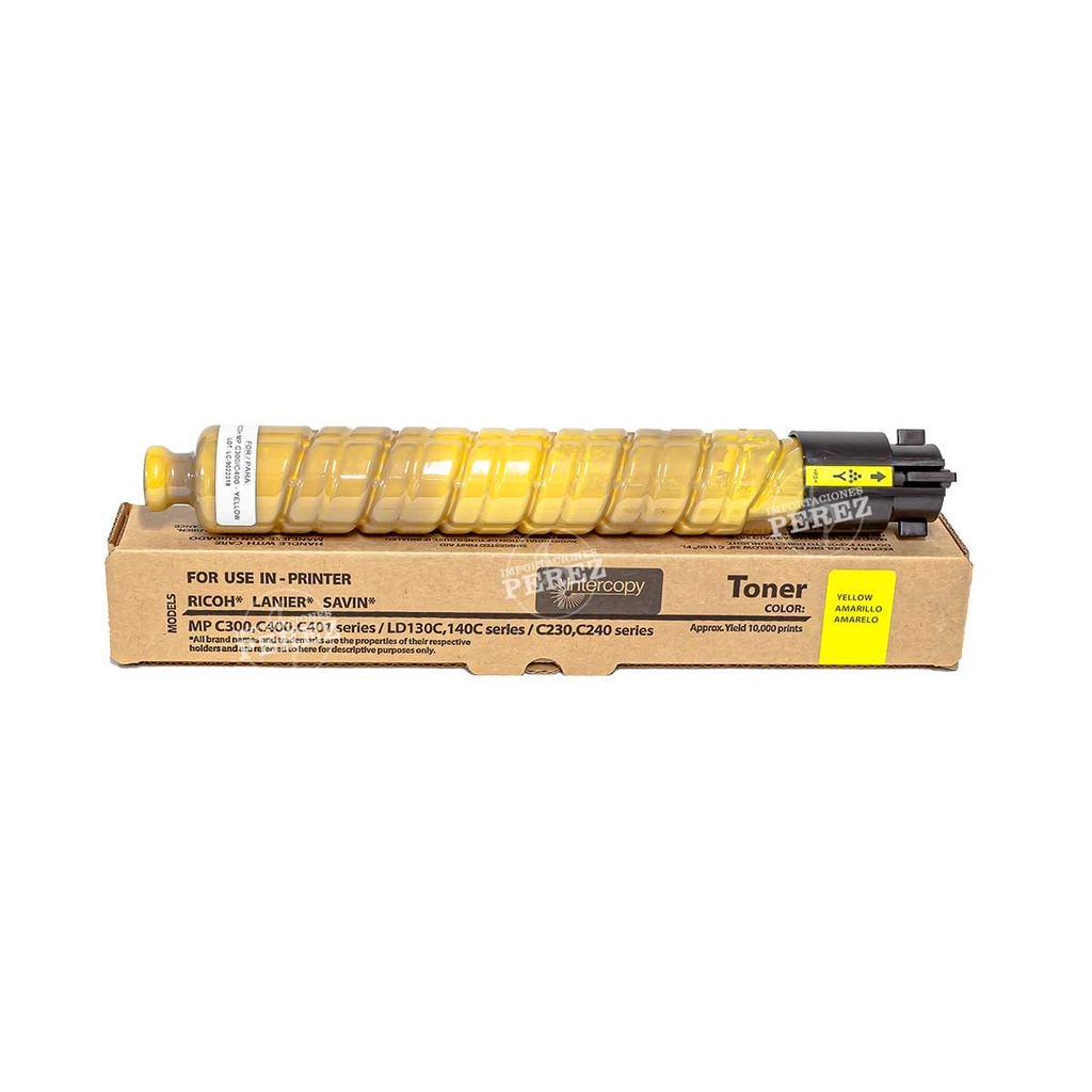 Toner Cartucho Yellow Ricoh [Intercopy] (240g) 