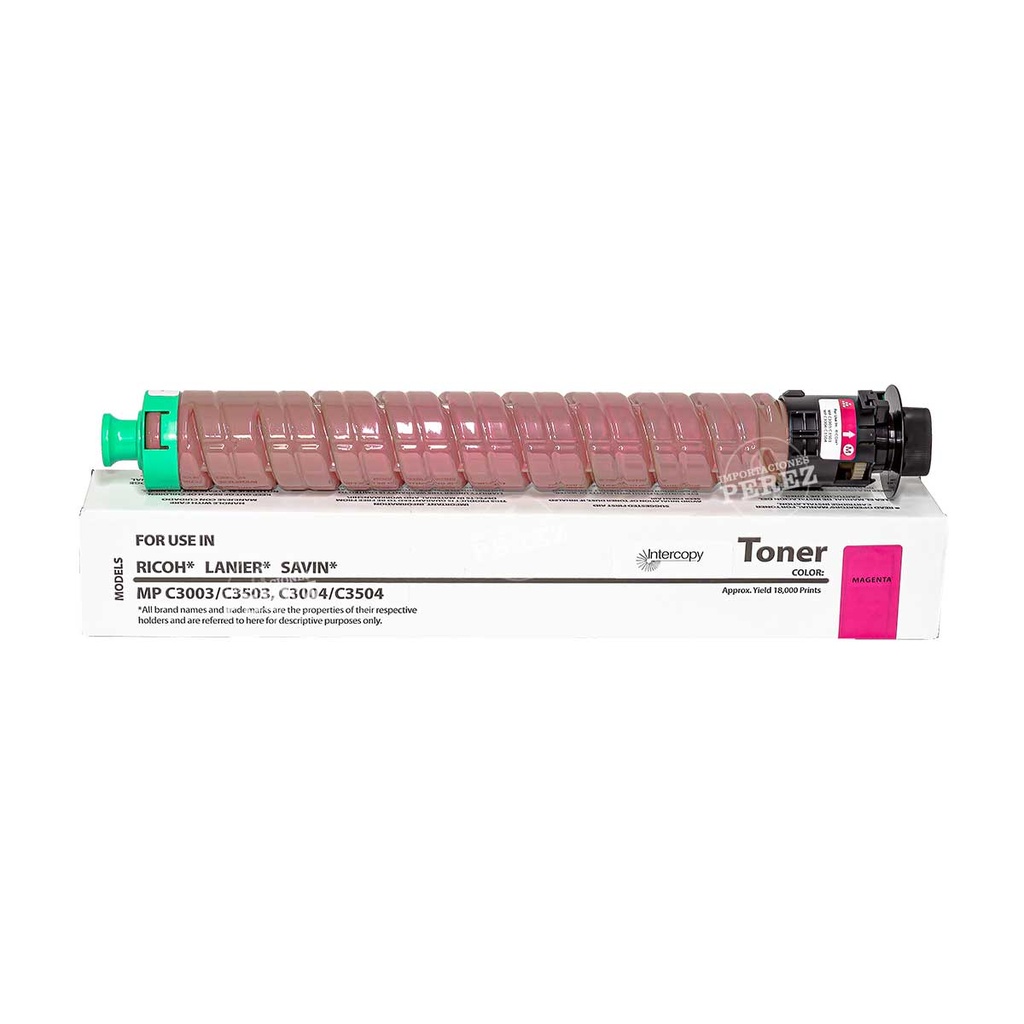 Toner Cartucho Magenta Ricoh [Intercopy] (374g) 