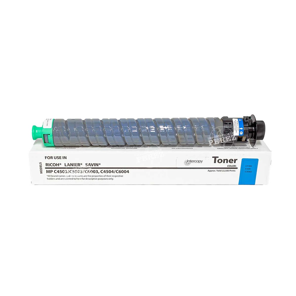 Toner Cartucho Cyan Ricoh [Intercopy] 400g 