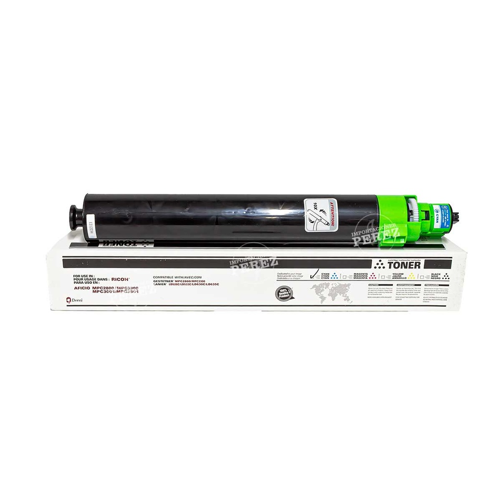 Toner Cartucho Cyan Ricoh [Intercopy] (360g) 