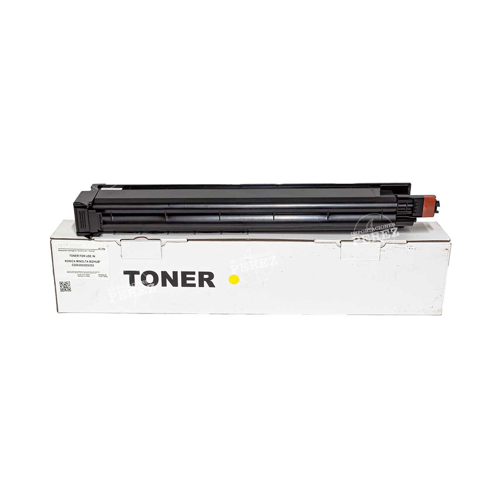 Toner Cartucho Yellow Konica Minolta [Intercopy] (364g) (TN213Y/214Y/314y) 
