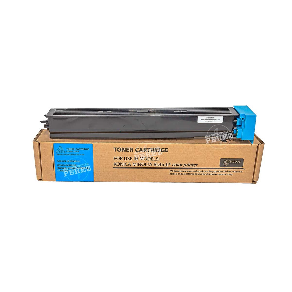 Toner Cartucho Cyan Konica Minolta [Intercopy] (510g) (Tn613C) 