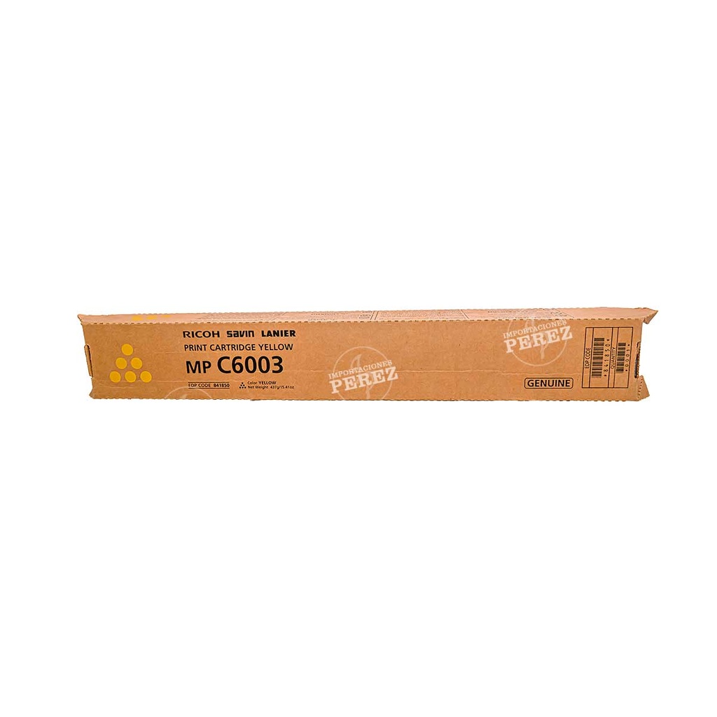 Toner Cartucho Yellow Ricoh [Original] 437g 