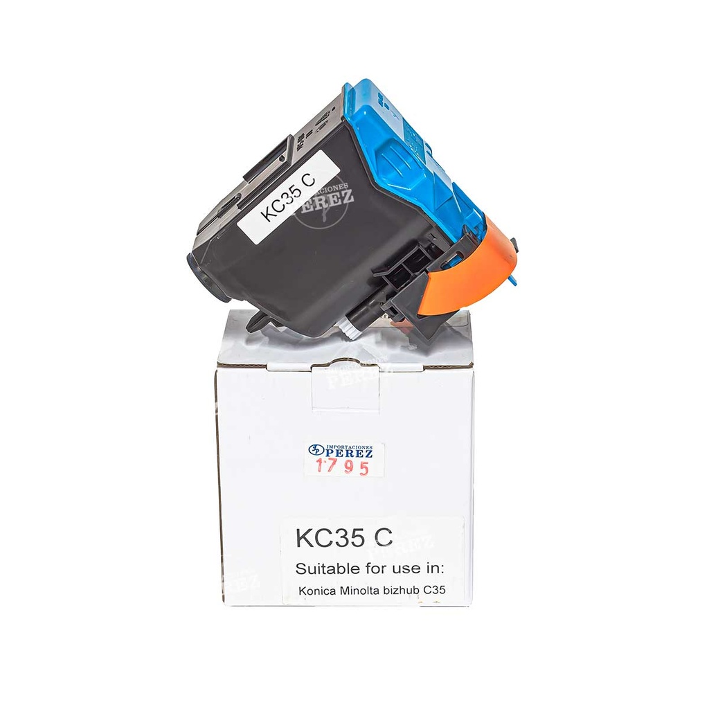 Toner Cartucho Cyan Konica Minolta [Intercopy] (150g) (TNP22C) 