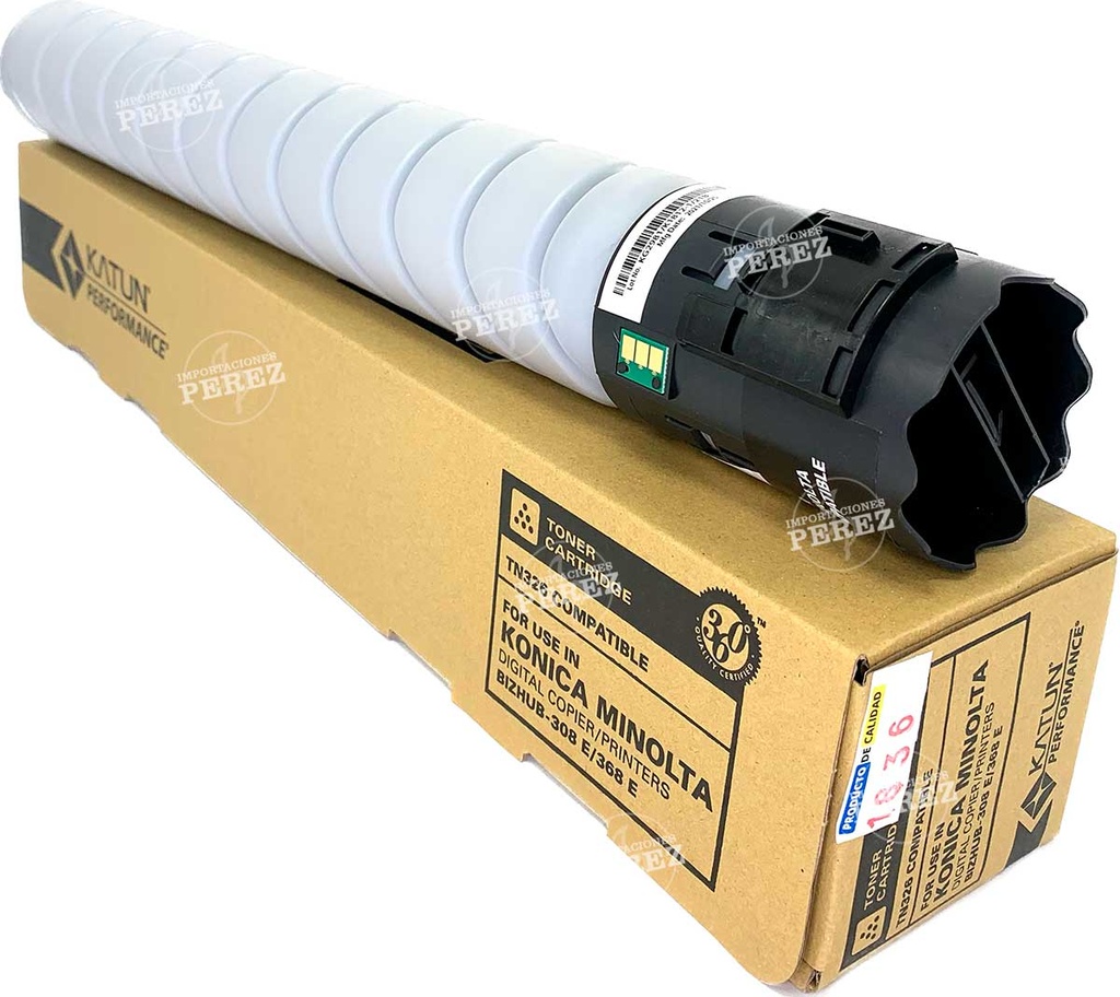 Toner Cartucho Konica Minolta [Katun Performance] TN326 547g 