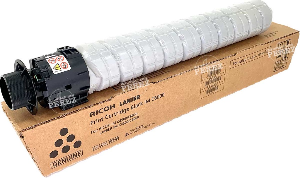 Toner Cartucho Black Ricoh [Original] IMC6000 544g 