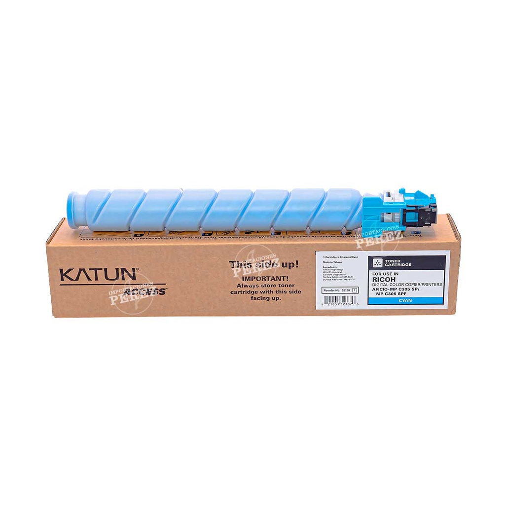 Toner Cartucho Cyan Ricoh [Access Katun] (83g) (MpC305SP) 