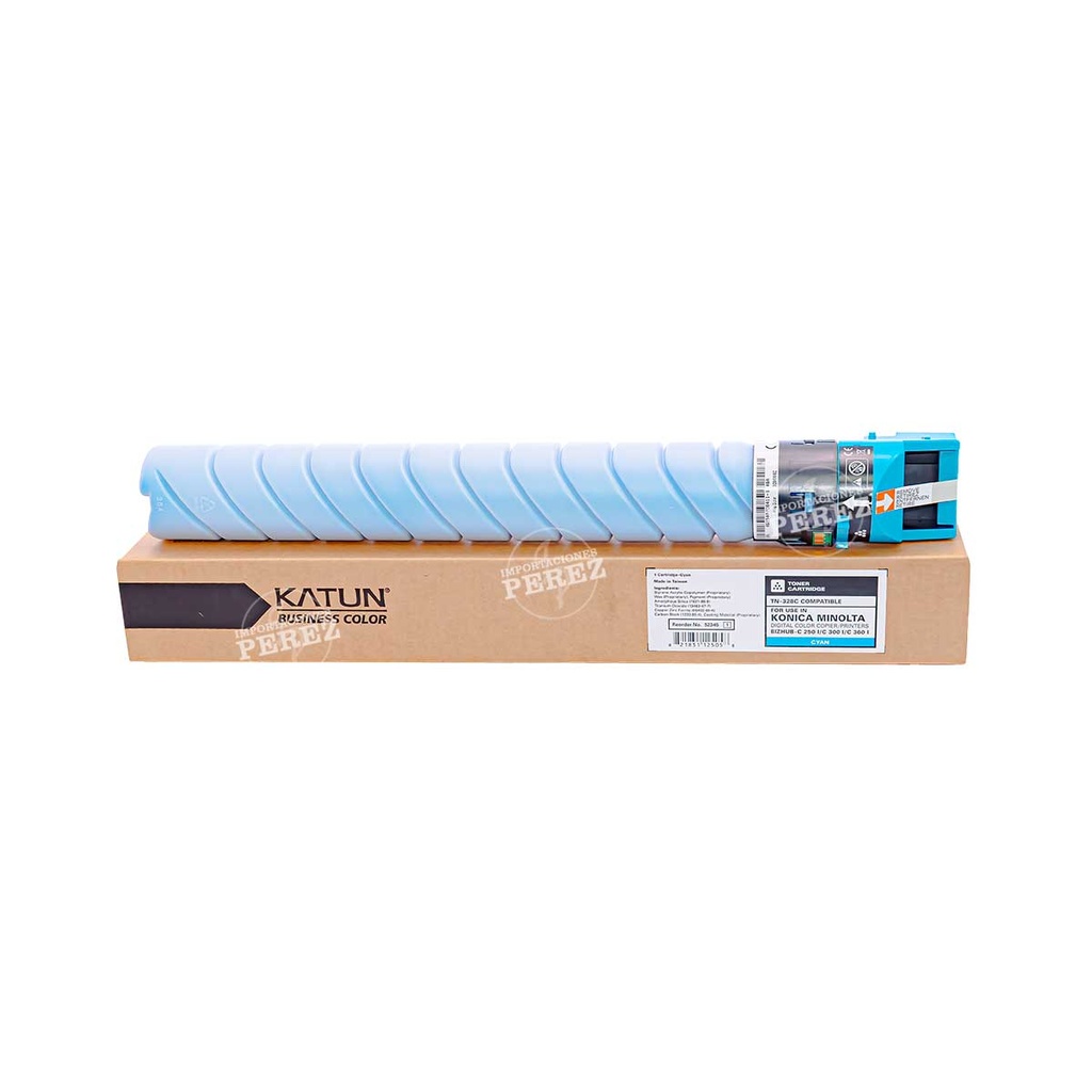 Toner Cartucho Cyan Konica Minolta [Katun Business Color] Tn328C 486g 