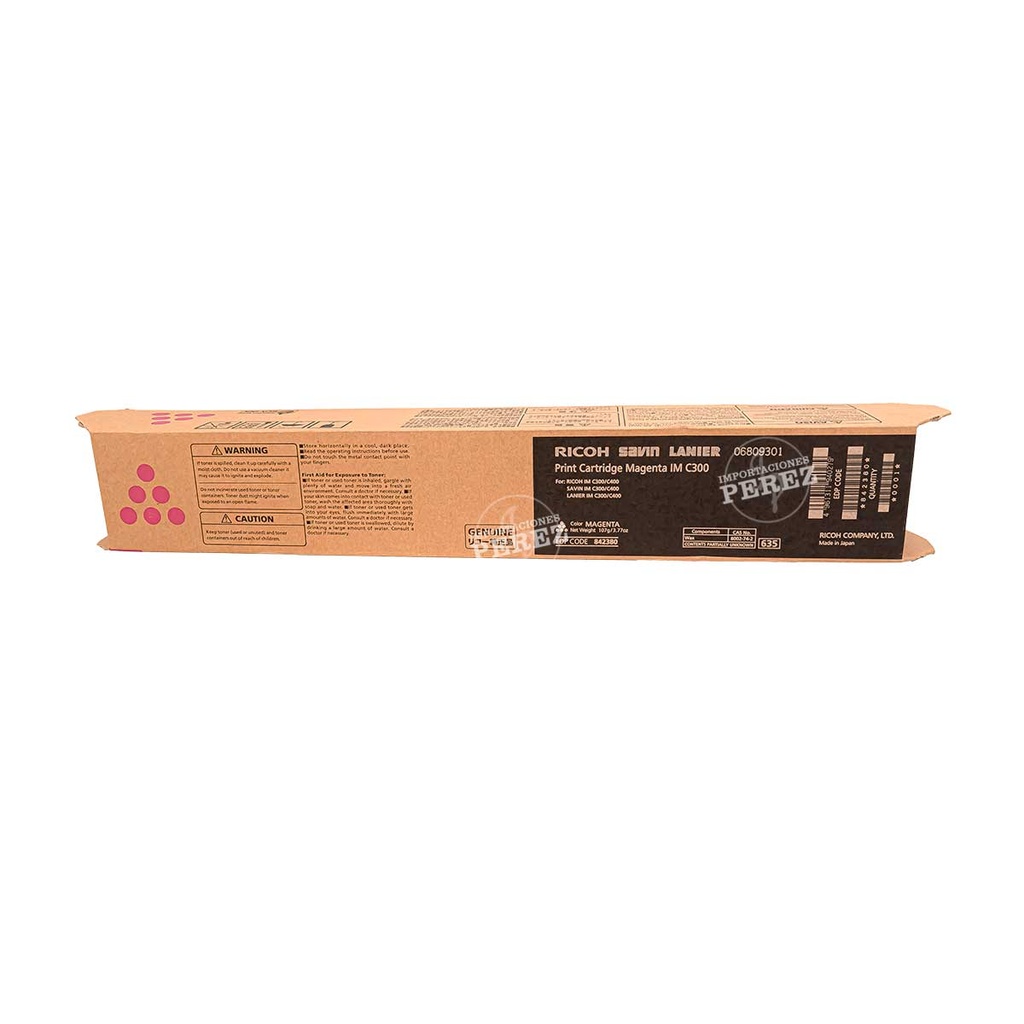 Toner Cartucho Magenta Ricoh [Original] 107g 