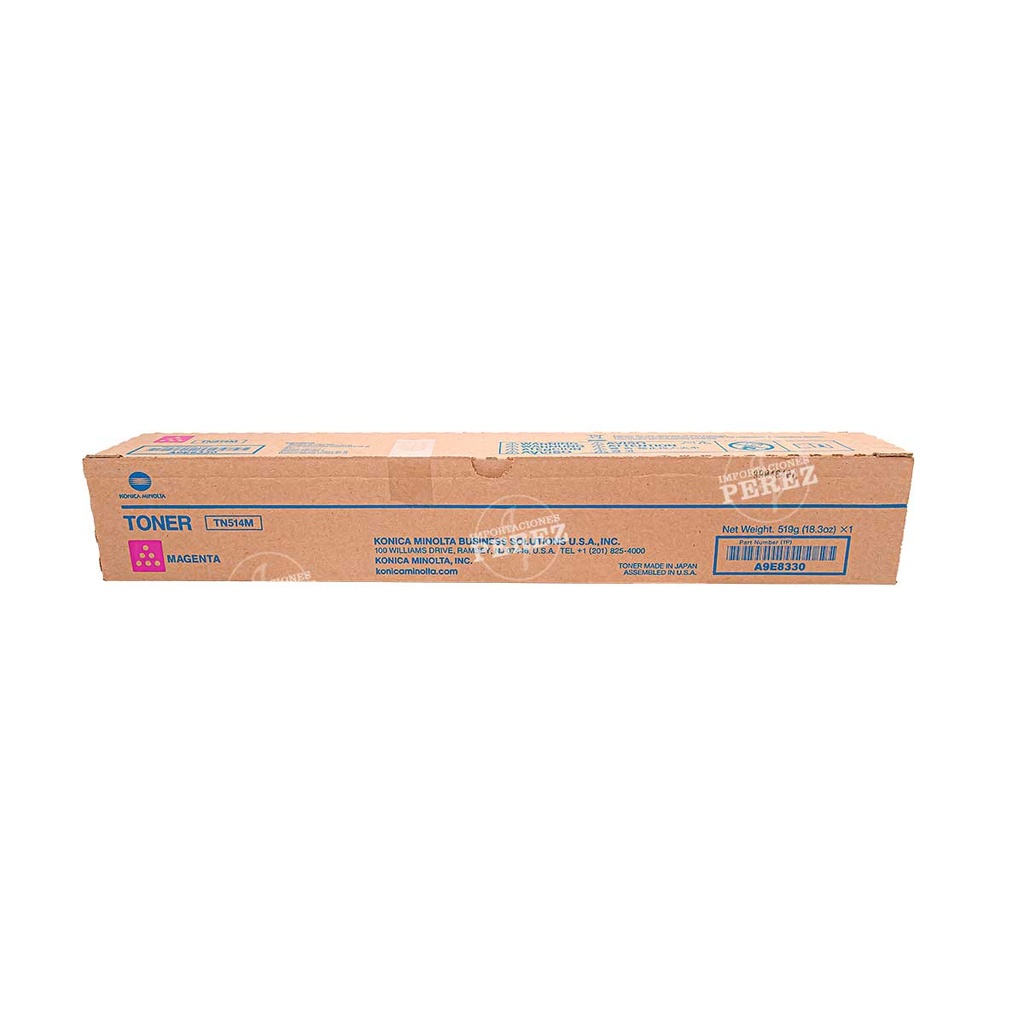 Toner Cartucho Magenta Konica Minolta [Konica Minolta] 110v (525g) (Tn514M) 