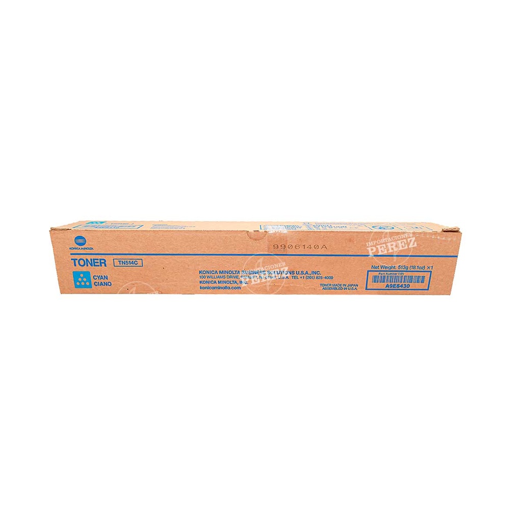Toner Cartucho Cyan Konica Minolta [Konica Minolta] 110v (525g) (Tn514C) 