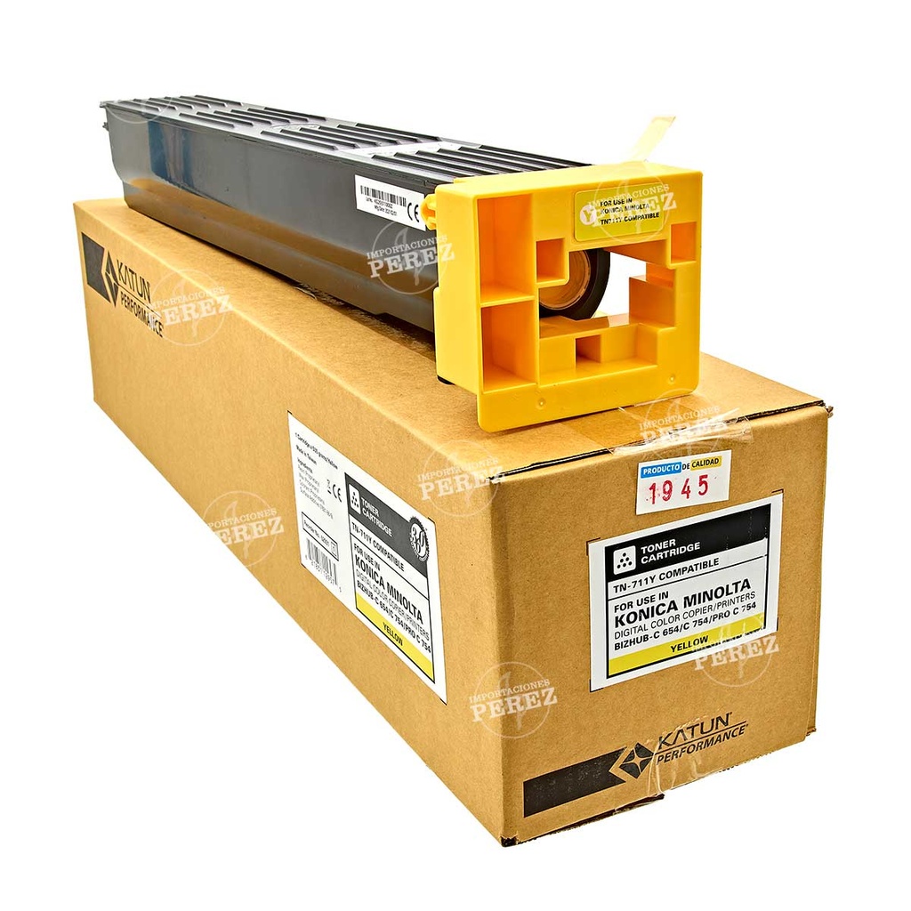 Toner Cartucho Yellow Konica Minolta [Katun Performance] Tn711Y 535g 