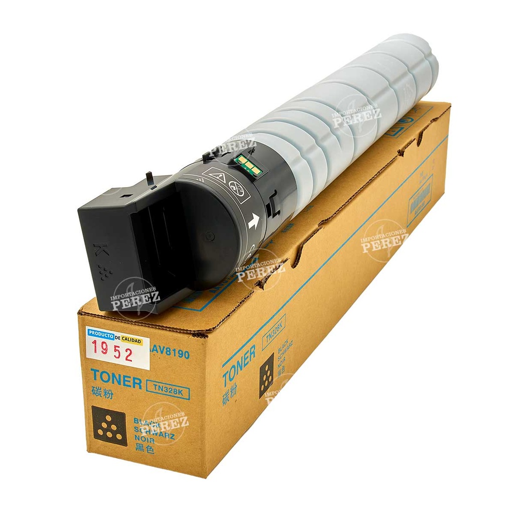 Toner Cartucho Black Konica Minolta [Dki - Presentación Original] Tn328K/TN330/TN330K/Tn626K 547g 