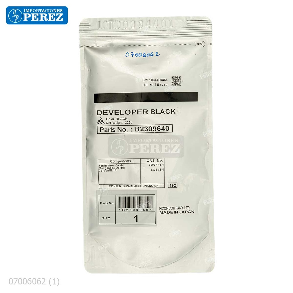 Revelador [Ricoh - Original] Black (-) 