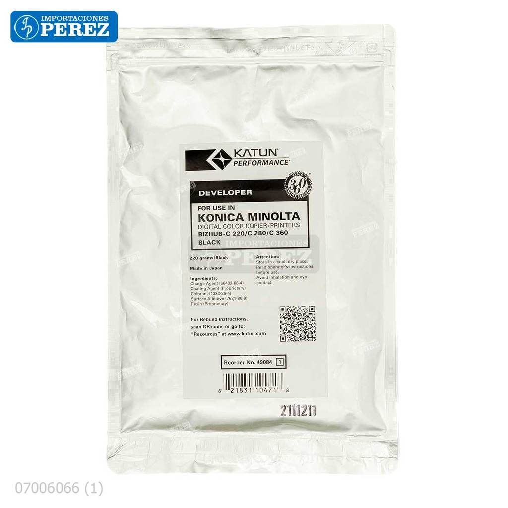 Revelador Black 220g [Katun Performance]