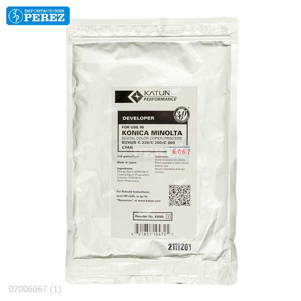 Revelador Cyan 210g [Katun Performance]